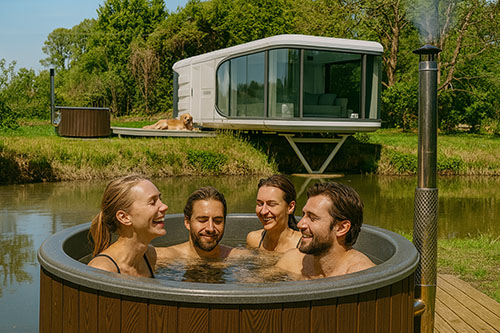 Glamping z balią