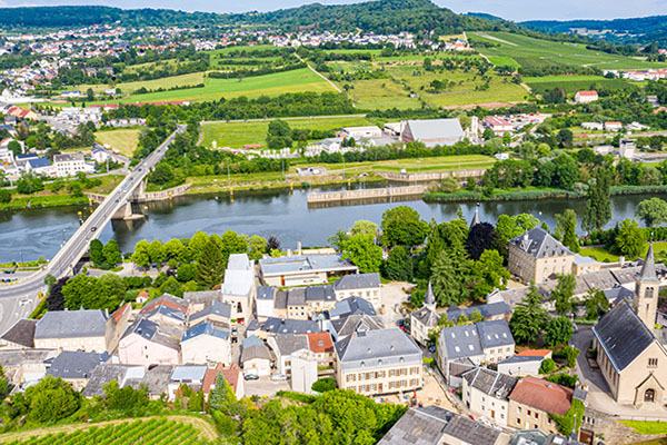 Schengen - turystyczne miasto Luksemburga