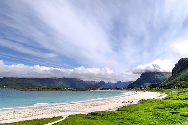 Plaża w Norwegii